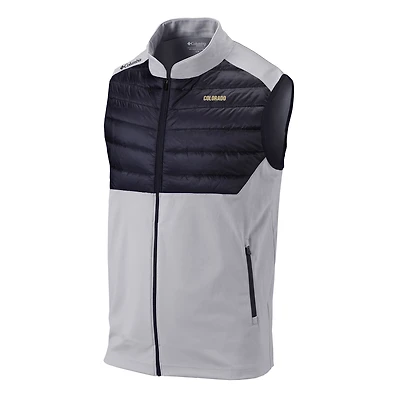 Men's Columbia Gray Colorado Buffaloes Omni-Wick In The Element Full-Zip Vest