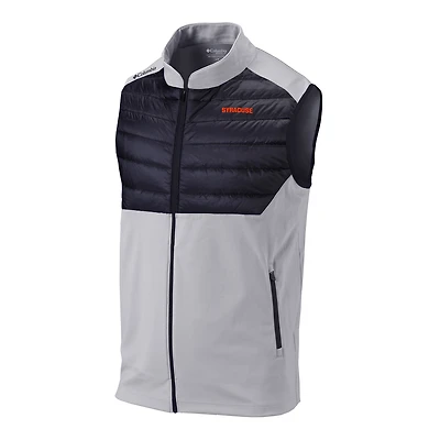 Men's Columbia Gray Syracuse Orange Omni-Wick In The Element Full-Zip Vest