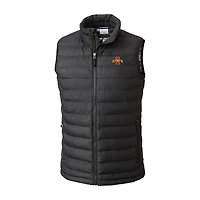 Men's Columbia Black Iowa State Cyclones Powder Lite Omni-Heat Full-Zip Vest
