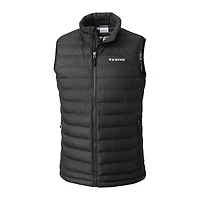 Men's Columbia Kansas State Wildcats Powder Lite Omni-Heat Full-Zip Vest