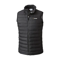 Men's Columbia Black Miami Hurricanes Powder Lite Omni-Heat Full-Zip Vest