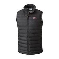 Men's Columbia Black Mississippi State Bulldogs Powder Lite Omni-Heat Full-Zip Vest