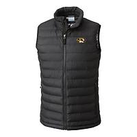 Men's Columbia Black Missouri Tigers Powder Lite Omni-Heat Full-Zip Vest