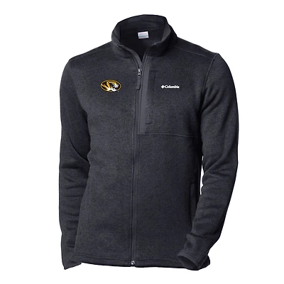 Men's Columbia Black Missouri Tigers Sweater Weather Full-Zip Jacket