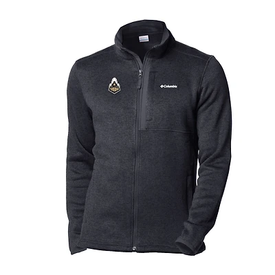 Men's Columbia Black Purdue Boilermakers Sweater Weather Full-Zip Jacket