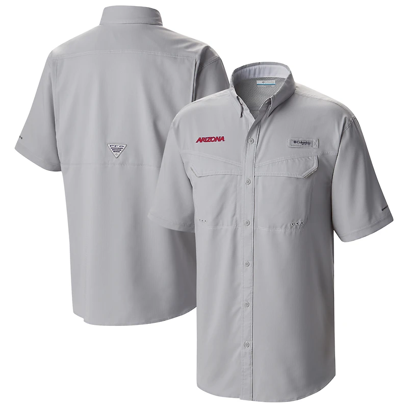 Men's Columbia  Gray Arizona Wildcats Low Drag Offshore Omni-Wick Button-Up Shirt