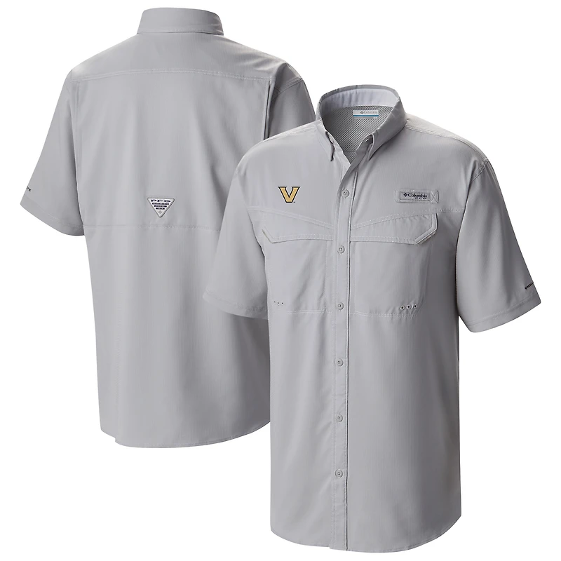 Men's Columbia  Gray Vanderbilt Commodores Low Drag Offshore Omni-Wick Button-Up Shirt