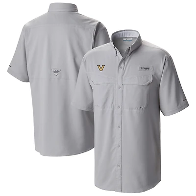 Men's Columbia  Gray Vanderbilt Commodores Low Drag Offshore Omni-Wick Button-Up Shirt