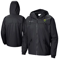 Men's Columbia  Black Baylor Bears Oroville Creek Lined Omni-Tech Full-Zip Jacket