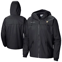 Men's Columbia  Black Vanderbilt Commodores Oroville Creek Lined Omni-Tech Full-Zip Jacket