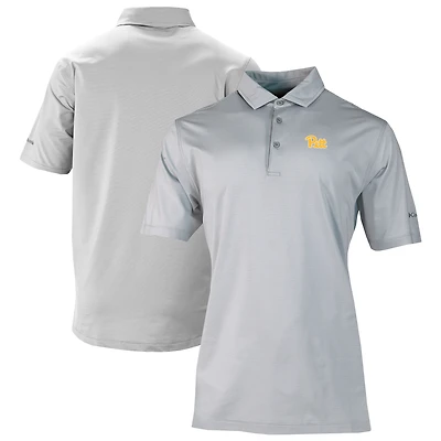 Men's Columbia Gray Pitt Panthers Double Hit Polo