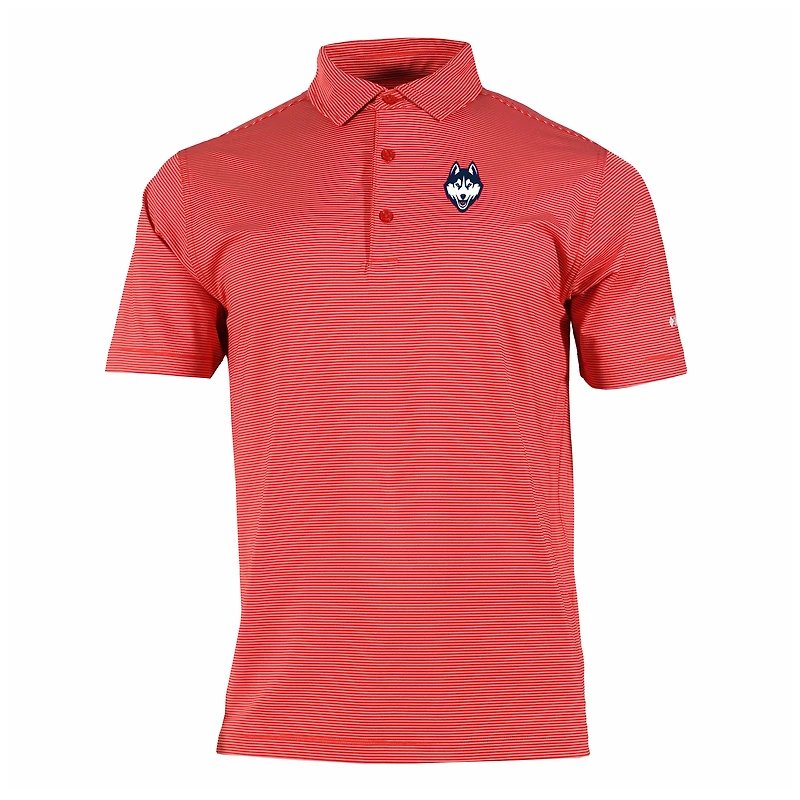 Men's Columbia Red UConn Huskies Double Hit Polo