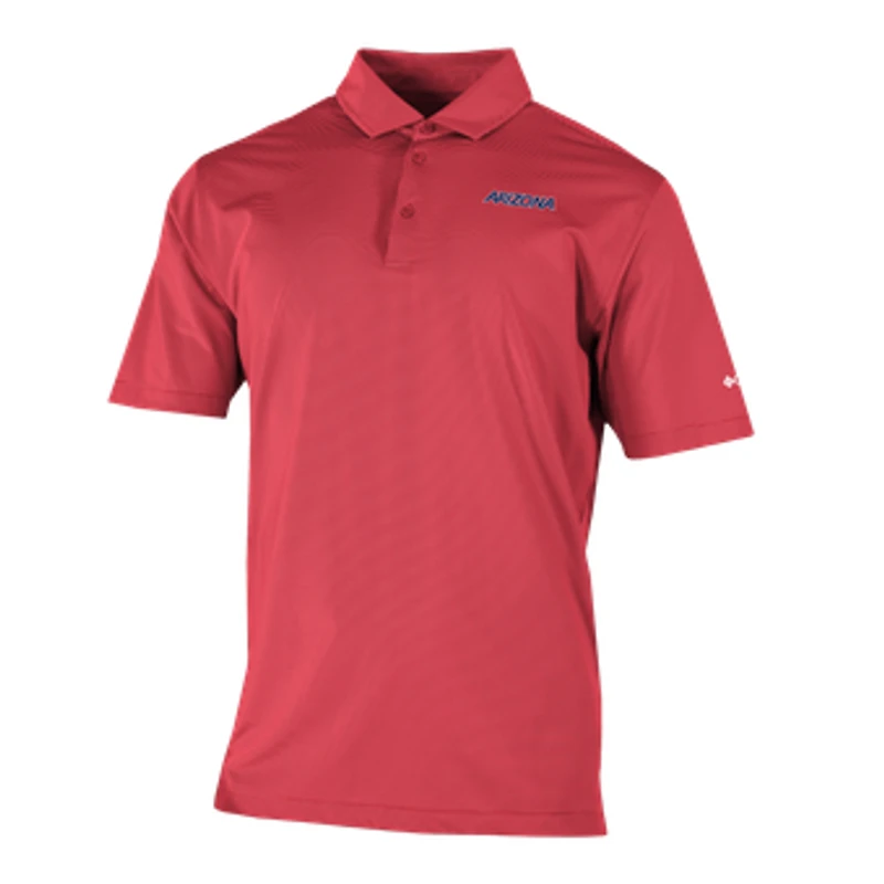Men's Columbia Red Arizona Wildcats Double Hit Polo