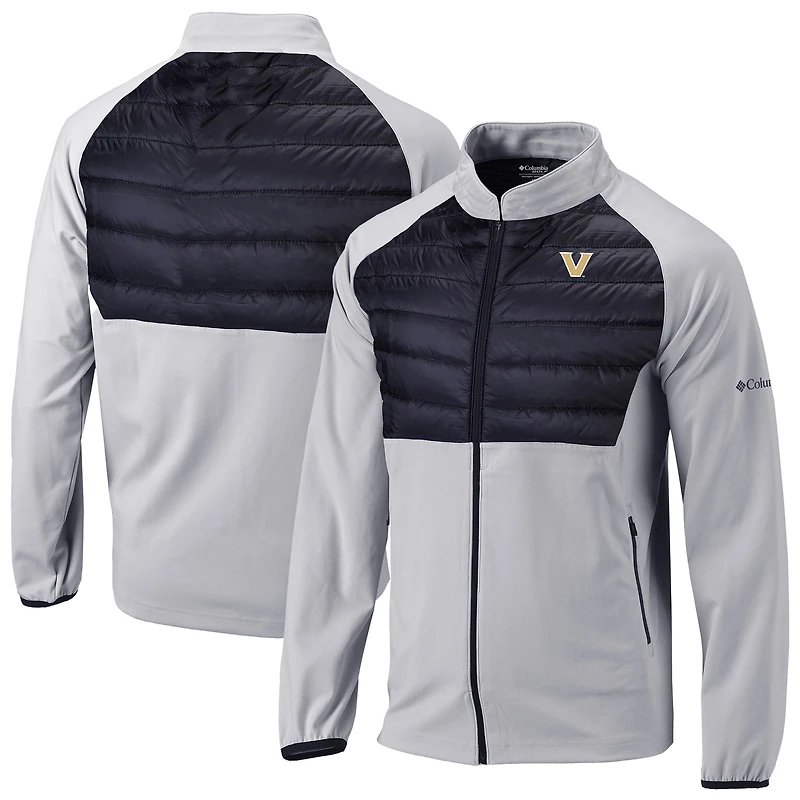 Men's Columbia Gray Vanderbilt Commodores Omni-Wick The Element Full-Zip Jacket