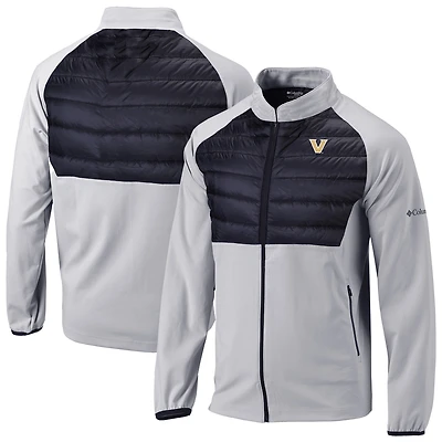 Men's Columbia Gray Vanderbilt Commodores Omni-Wick The Element Full-Zip Jacket