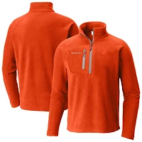 Men's Columbia Orange Syracuse Orange Fast Trek III Half-Zip Fleece Jacket