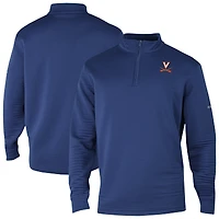 Men's Columbia Navy Virginia Cavaliers Omni-Wick Pack It Up Quarter-Zip Top