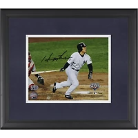 Hideki Matsui New York Yankees Autographed Framed 8" x 10" 2009 MLB World Series Hitting Photograph