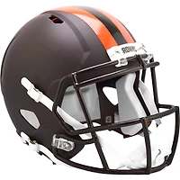 Cleveland Browns Riddell 2025 On-Field Alternate Alpha Dawg Riddell Speed Replica Helmet