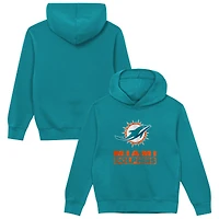 Preschool Outerstuff  Aqua Miami Dolphins Back to Basics Hoodie