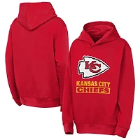 Youth Outerstuff  Red Kansas City Chiefs Back to Basics Hoodie