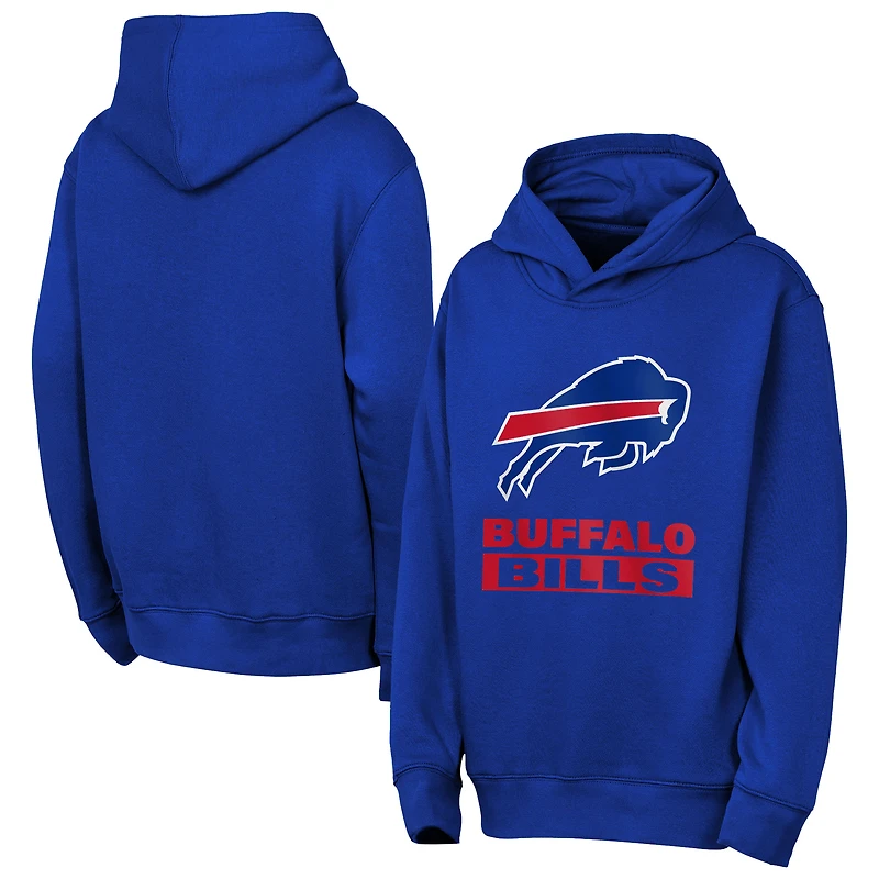 Youth Outerstuff  Royal Buffalo Bills Back to Basics Hoodie