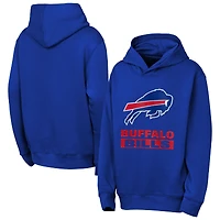 Youth Outerstuff  Royal Buffalo Bills Back to Basics Hoodie