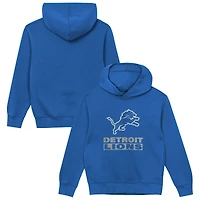 Toddler Outerstuff  Blue Detroit Lions Back to Basics Hoodie