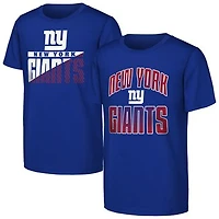 Youth Outerstuff  Royal New York Giants Never Quit 2-Pack T-Shirt Set