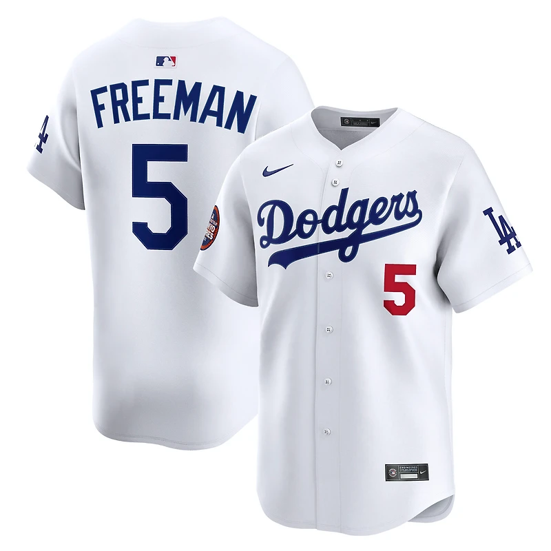 Men's  Nike Freddie Freeman White Los Angeles Dodgers 2025 MLB World Tour: Tokyo Series Home Limited Player Jersey