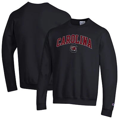 Men's Champion  Black South Carolina Gamecocks Arch Over Logo Pullover Sweatshirt