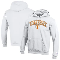 Men's Champion  White Tennessee Volunteers Arch Over Logo Pullover Hoodie