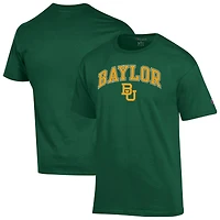 Men's Champion  Green Baylor Bears Arch Over Logo T-Shirt