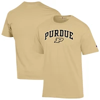 Men's Champion  Gold Purdue Boilermakers Arch Over Logo T-Shirt