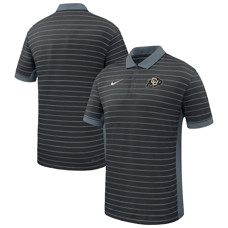 Men's Nike Colorado Buffaloes 2025 Early Season Coaches Sideline Victory Stripe Performance Polo