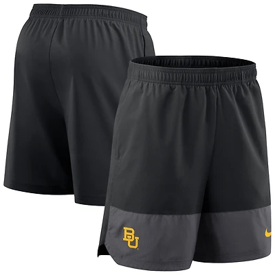 Men's Nike Black Baylor Bears 2025 Sideline Dri-FIT Shorts
