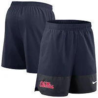 Men's Nike Navy Ole Miss Rebels 2025 Sideline Dri-FIT Shorts