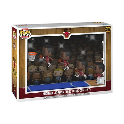 Funko Michael Jordan Chicago Bulls POP Moments 1987 Slam Dunk Contest Set