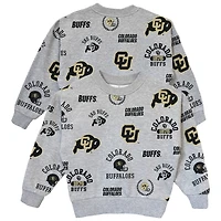Women's Gameday Couture  Gray Colorado Buffaloes Always On Repeat Pullover Sweatshirt