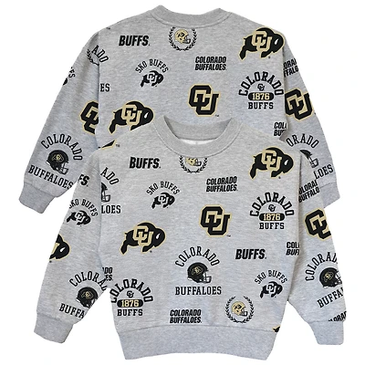 Women's Gameday Couture  Gray Colorado Buffaloes Always On Repeat Pullover Sweatshirt