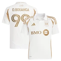 Youth adidas Denis Bouanga White LAFC 2025 Secondary Replica Player Jersey
