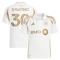 Youth adidas David Martinez White LAFC 2025 Secondary Replica Player Jersey