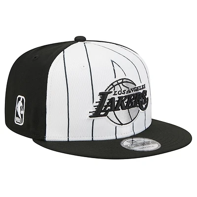 Men's New Era White Los Angeles Lakers 2025 NBA Tip Off 9FIFTY Snapback Hat