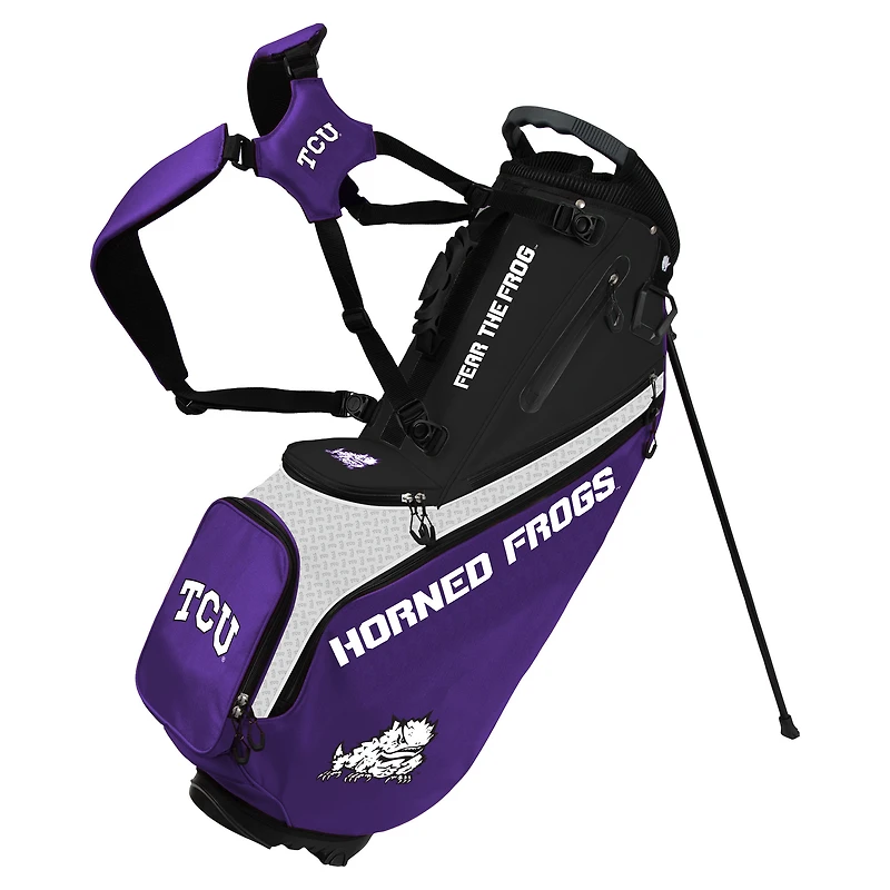 WinCraft TCU Horned Frogs Back Nine Stand Golf Bag
