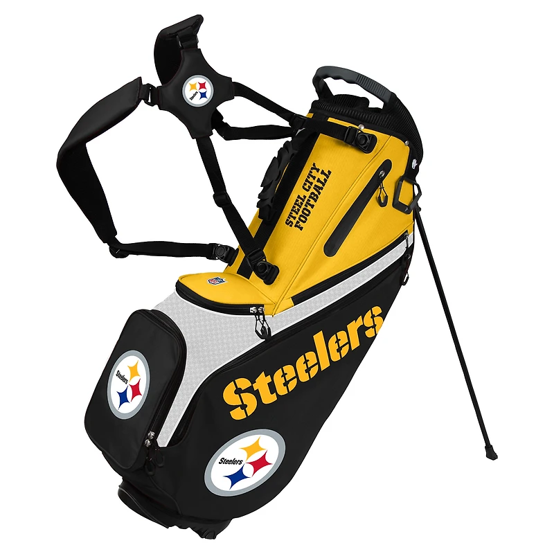 WinCraft Pittsburgh Steelers Back Nine Stand Golf Bag