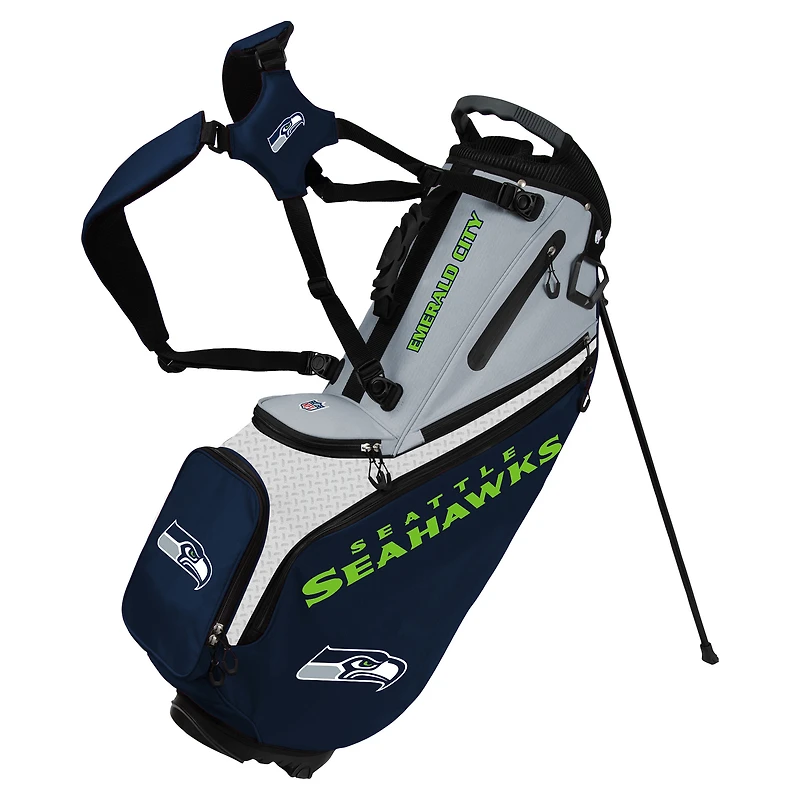 WinCraft Seattle Seahawks Back Nine Stand Golf Bag