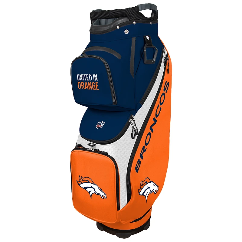 WinCraft Denver Broncos Clubhouse Cooler Cart Golf Bag