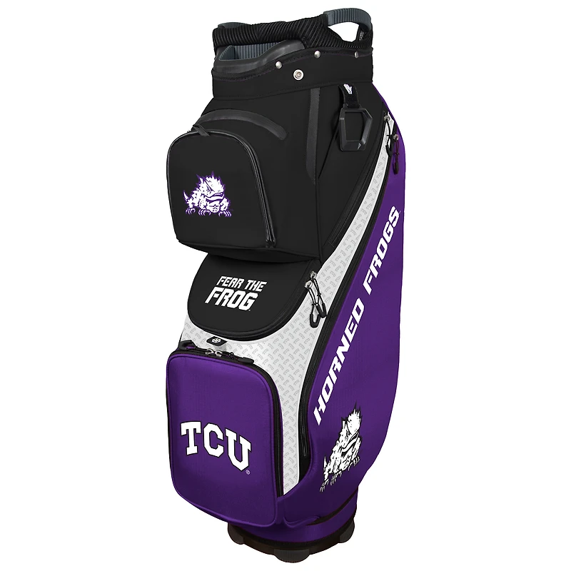 WinCraft TCU Horned Frogs Clubhouse Cooler Cart Golf Bag