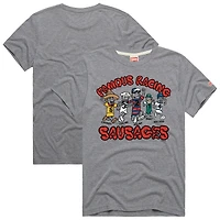 Men's Homage  Gray Milwaukee Brewers Hyper Local Tri-Blend T-Shirt