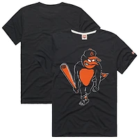 Men's Homage  Charcoal Baltimore Orioles Hyper Local Tri-Blend T-Shirt